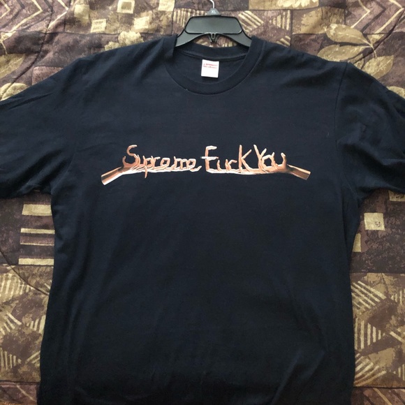 Supreme | Shirts | Supreme Fuck You Tee | Poshmark 